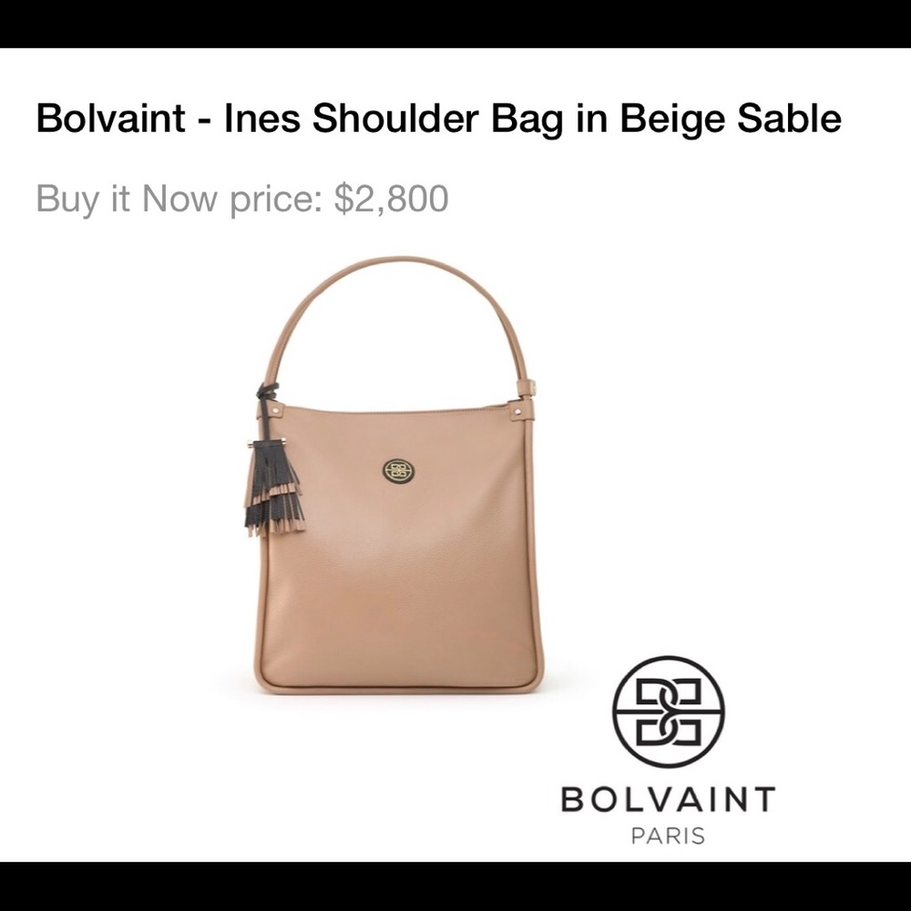 Bolvaint THE INES shoulder bag in beige